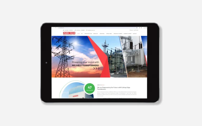 indotech-website-tablet-view