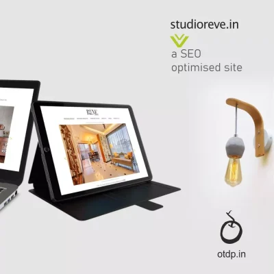 SEO optimized website design for interior architecture and design studio
