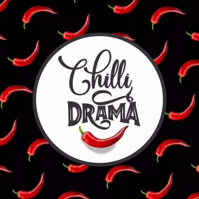 Bold restaurant brand identity design with chilli themed visual concept