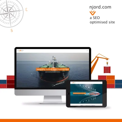 SEO optimized website design for shipping and logistics company